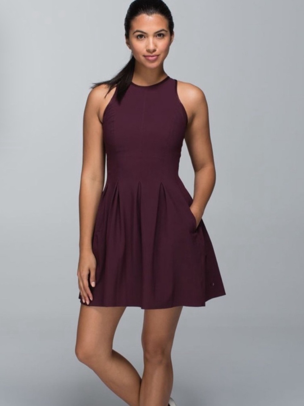 Lululemon Here To There Dress Bordeaux Balletcore Small